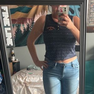 Cropped Tank Top - Abercrombie